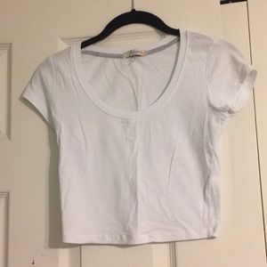 White Crop Top